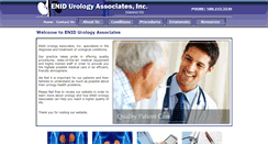 Desktop Screenshot of enidurologyassociates.com