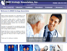 Tablet Screenshot of enidurologyassociates.com